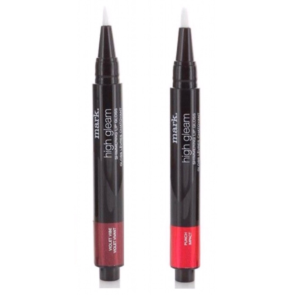 Set of 2 Avon Mark High Gleam Shimmering Lip Gloss